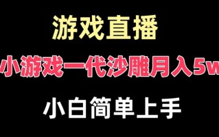 玩小游戏一代沙雕月入5w，爆裂变现，快速拿结果，高级保姆式教学【揭秘】