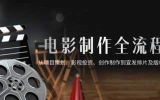 电影制作全流程，从项目策划、影视投资、创作制作到宣发排片及版权回收