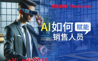 AI如何赋能销售人员（2集） mp4高清无水印视频教程网盘免费下载
