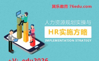 人力资源规划实操与实施方略（13集） mp4高清无水印视频教程网盘免费下载