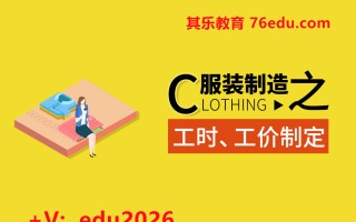 服装制造之工时、工价制定（5集） mp4高清无水印视频教程网盘免费下载