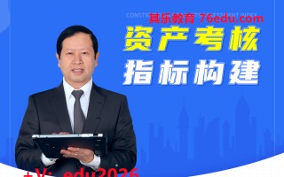 资产考核指标构建（3集） mp4高清无水印视频教程网盘免费下载