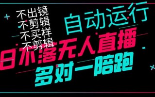 日不落无人直播、让你赚到手软，不出镜 不剪辑 不囤货 不买样日赚1000…
