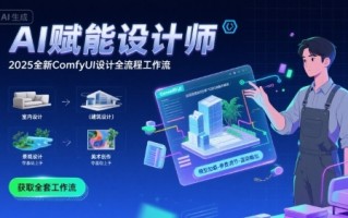 AI赋能设计师， 2025全新comfyui设计全流程工作流 ，室内-建筑-景观-美术，零基础直接上手