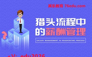 猎头流程中的薪酬管理（2集） mp4高清无水印视频教程网盘免费下载