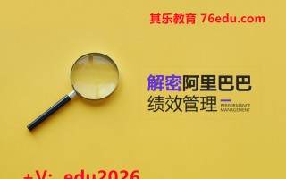 解密阿里巴巴绩效管理（2集） mp4高清无水印视频教程网盘免费下载