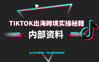 TikTok跨境电商0-1搭建运营(更新10月)