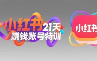 小红书21天赚钱账号特训：黄金定位技巧，高转粉文案创作，科学引流策略