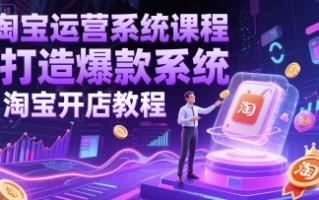 淘宝运营系统课程-打造爆款系统-淘宝开店教程