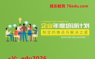 企业年度培训计划制定的难点与解决之道（3集） mp4高清无水印视频教程网盘免费下载