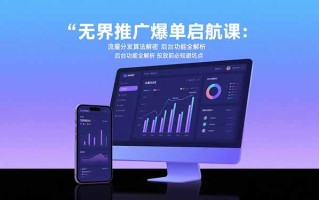无界推广爆单启航课：流量分发算法解密 后台功能全解析 投放前必知避坑点