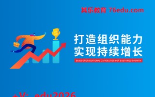 打造组织能力，实现持续增长 mp4高清无水印视频教程网盘免费下载