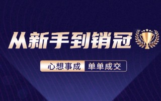 从新手到销冠：精通客户心理学，揭秘销冠背后的成交秘籍