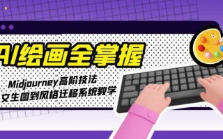 AI绘画全掌握：Midjourney高阶技法，从文生图到风格迁移系统教学