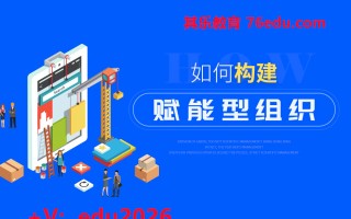如何构建赋能型组织（2集） mp4高清无水印视频教程网盘免费下载