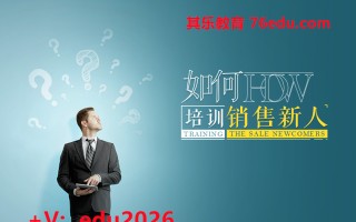 如何培训销售新人（3集） mp4高清无水印视频教程网盘免费下载