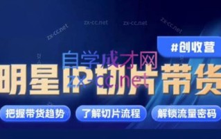 交个朋友·明星IP切片带货爆单营