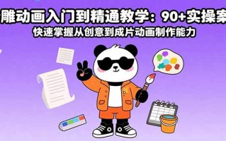 沙雕动画入门到精通教学：90+实操案例 快速掌握从创意到成片动画制作能力