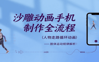沙雕动画手机制作全流程，关键帧动画、走路、表情变换、场景反向移动、车内人物添加等