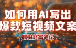 如何用AI写出高赞爆款文案，用ai高效做出爆款短视频文案