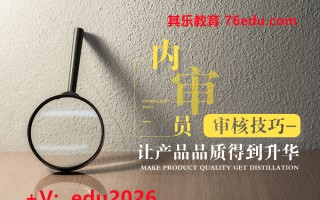 内审员审核技巧-让产品品质得到升华（2集） mp4高清无水印视频教程网盘免费下载
