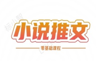 小说推文全流程课程-小说推文零基础教程