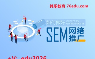 如何做好SEM网络推广 mp4高清无水印视频教程网盘免费下载