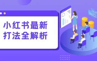 小红书最新打法线下课：笔记生产+评论运营，打造标准化流量增长引擎