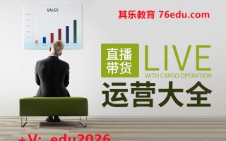 直播带货运营大全（2集） mp4高清无水印视频教程网盘免费下载