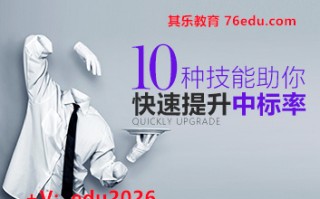 十种技能助你快速提升中标率（10集） mp4高清无水印视频教程网盘免费下载