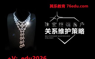 珠宝终端客户关系维护策略（4集） mp4高清无水印视频教程网盘免费下载