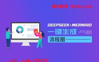 Deepseek+Mermaid一键生成流程图 mp4高清无水印视频教程网盘免费下载