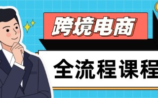 跨境电商全流程课程，社媒运营独立站搭建，掌握选品流量，实现高效出海