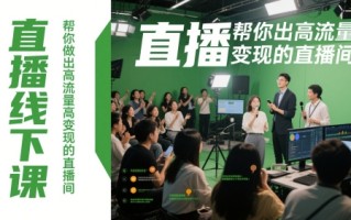 直播线下课，帮你做出高流量高变现的直播间
