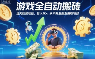 游戏全自动搬砖，当天就见收益，日入1K+，永不失业副业兼职项目【揭秘】