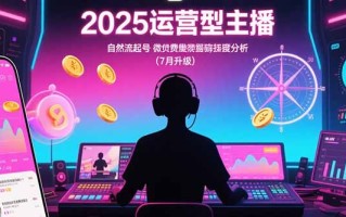 2025运营型主播：自然流起号，微付费投放技巧，罗盘数据深度解析(7月更新