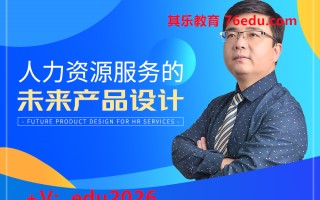 人力资源服务的未来产品设计（7集） mp4高清无水印视频教程网盘免费下载