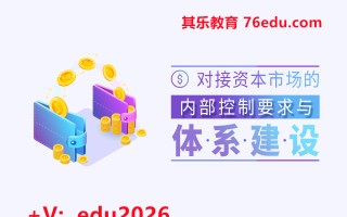 对接资本市场的内部控制要求与体系建设（4集） mp4高清无水印视频教程网盘免费下载