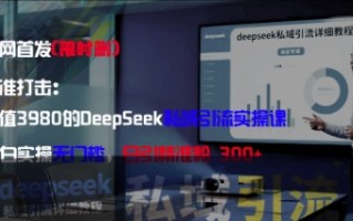精准打击：价值3980的DeepSeek私域引流实操课，小白实操无门槛，日引精准粉300+