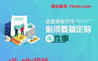 企业文化管理必须搞定的四件事（3集） mp4高清无水印视频教程网盘免费下载