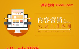 内容营销六大工具应用 mp4高清无水印视频教程网盘免费下载