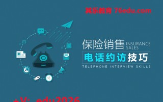 保险销售—电话约访技巧 mp4高清无水印视频教程网盘免费下载
