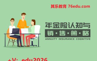 年金险认知与销售策略（14集） mp4高清无水印视频教程网盘免费下载