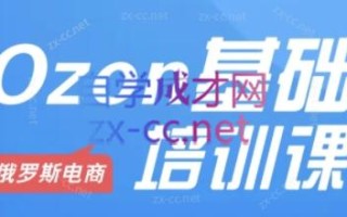 Ozon跨境店铺运营培训课程