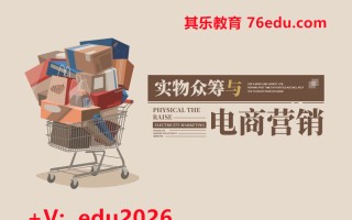 实物众筹与电商营销（4集） mp4高清无水印视频教程网盘免费下载