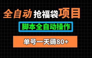 全自动抢福袋项目，单号一天80+脚本全自动操作