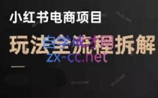 菲菲老师·小红书电商玩法(更新7月)