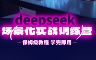 DeepSeek场景化实战训练营，保姆级教程，学完即用，手把手教你用DeepSeek提升效率
