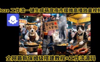 coze工作流一键生成萌宠夜市摆摊AI高赞高播放量视频保姆级拆解教程