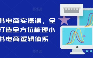 小红书电商实操课，全体系打造全方位梳理小红书电商逻辑体系